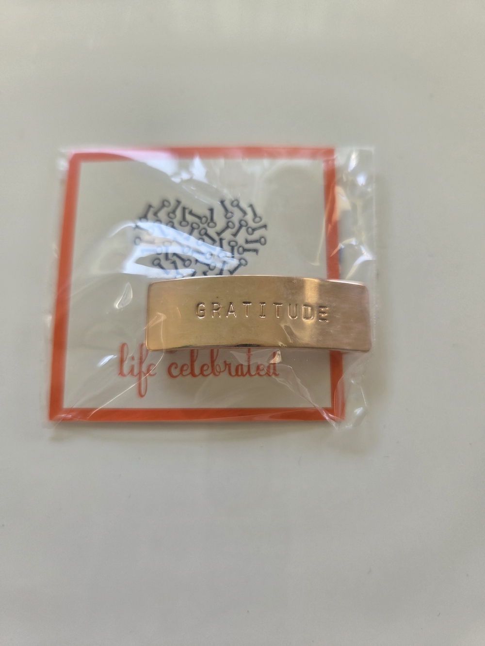 KEEP Collective Gratitude Rose Gold Charm